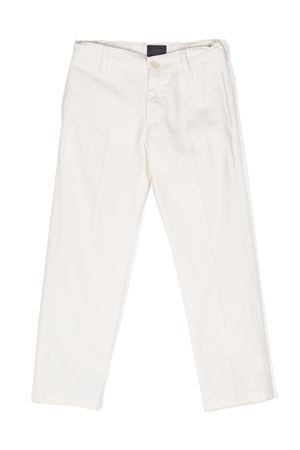 pantalone in cotone bianco FAY KIDS | FT6P10Z1772101